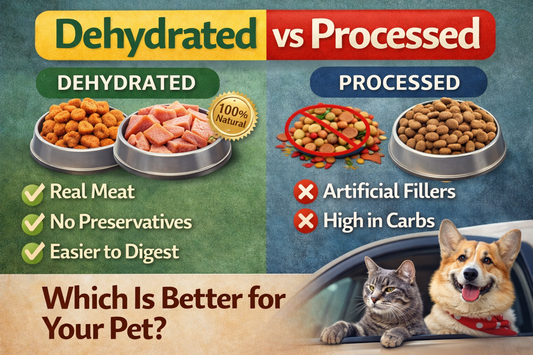 dehydrated pet food versus processed pet food