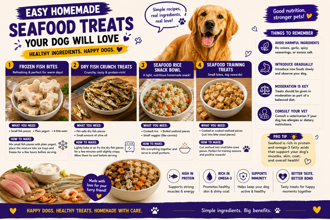 Easy Homemade Seafood Treats Your Dog Will Love