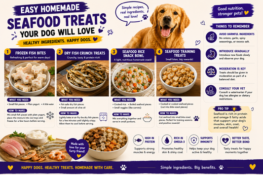 Easy Homemade Seafood Treats Your Dog Will Love