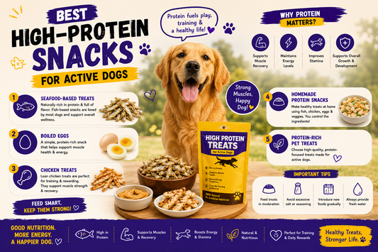 Best High-Protein Snacks for Active Dogs
