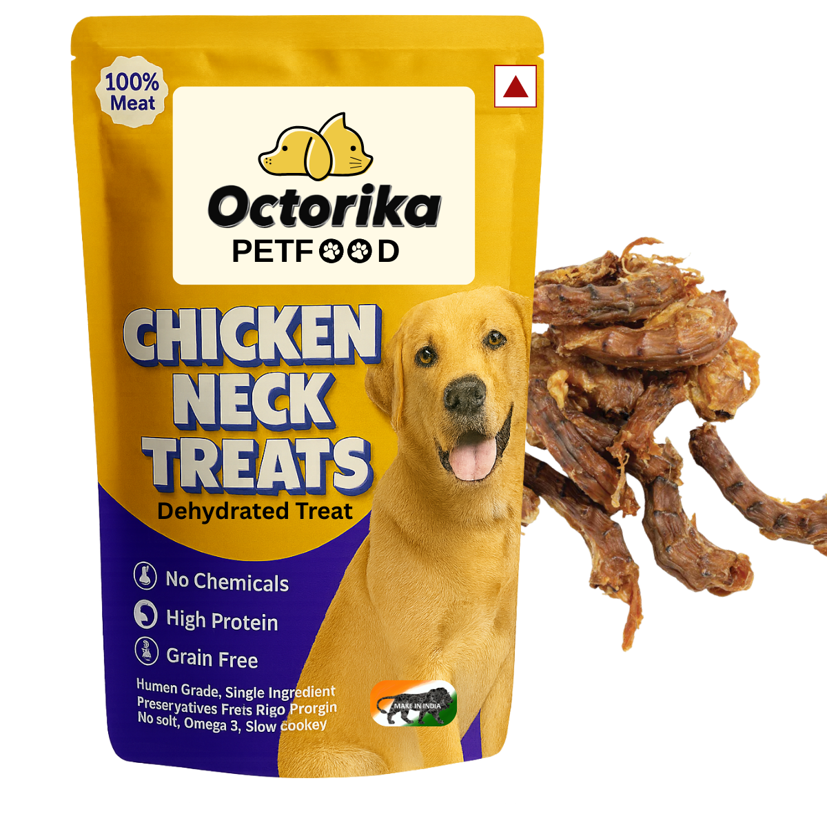 Dog Chicken Neck Treats
