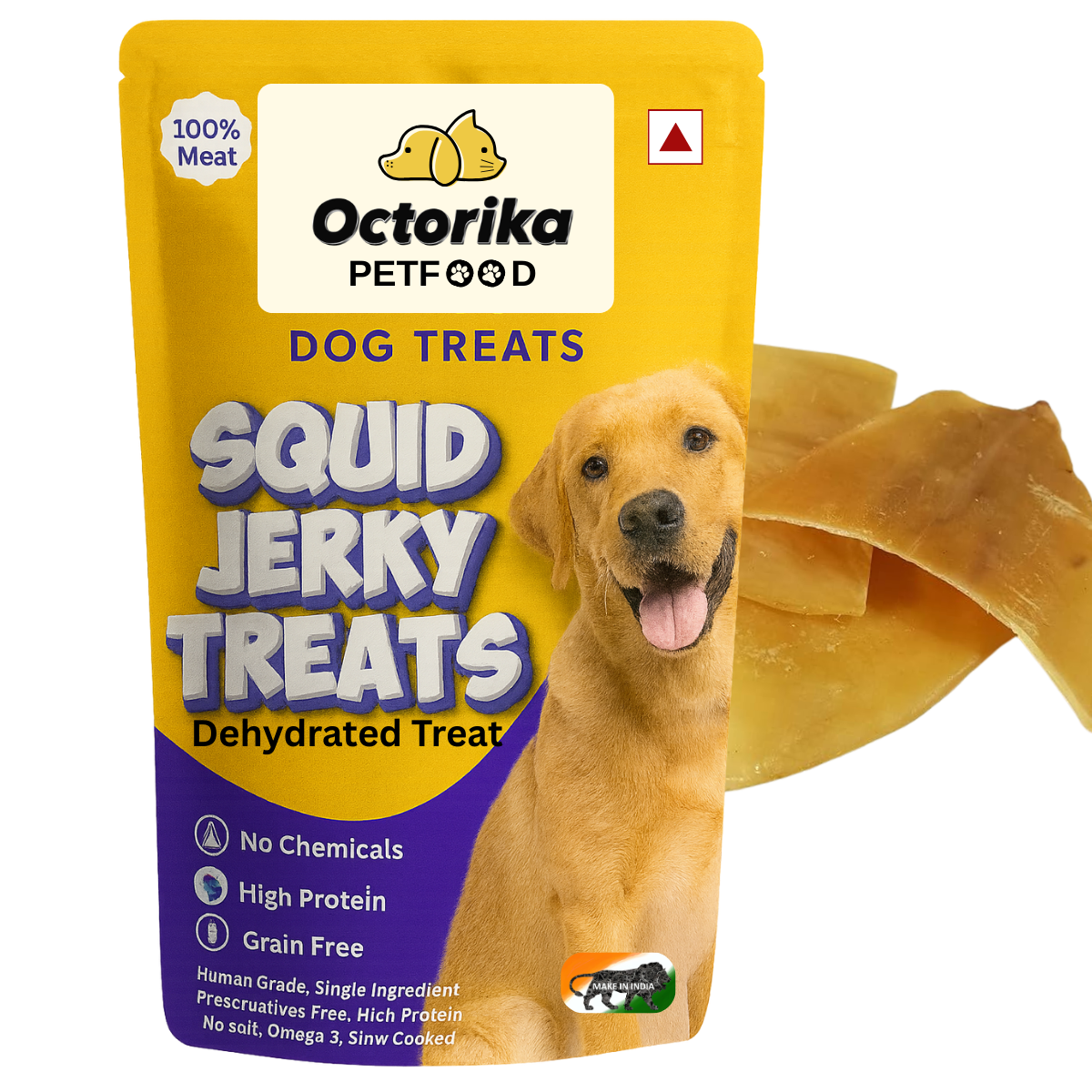 Dog Squid jerky treats