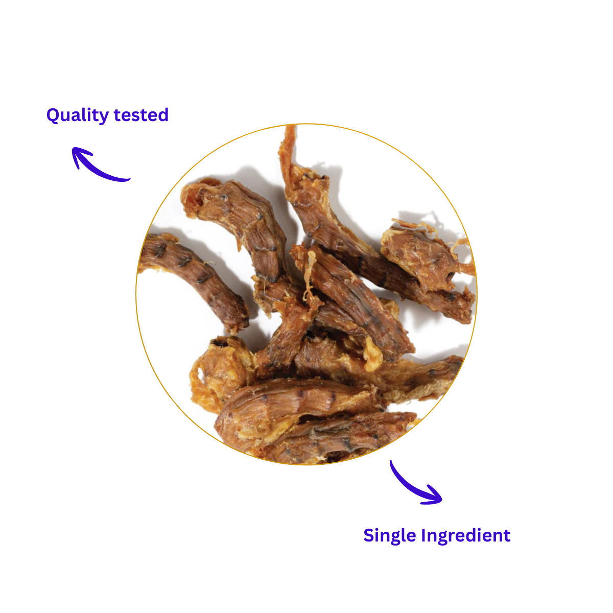 Dog Chicken Neck Treats