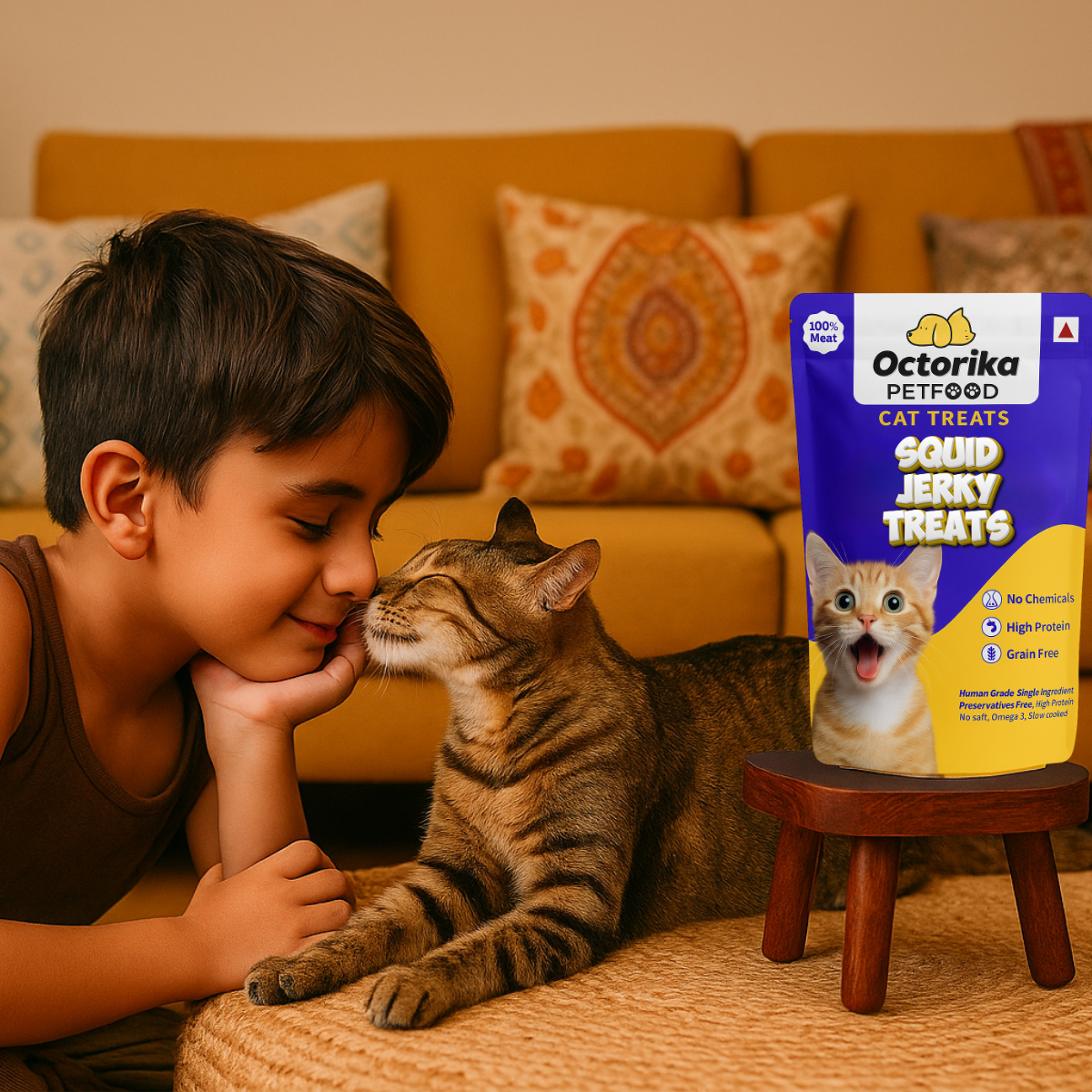 Cat Squid Jerky Treats