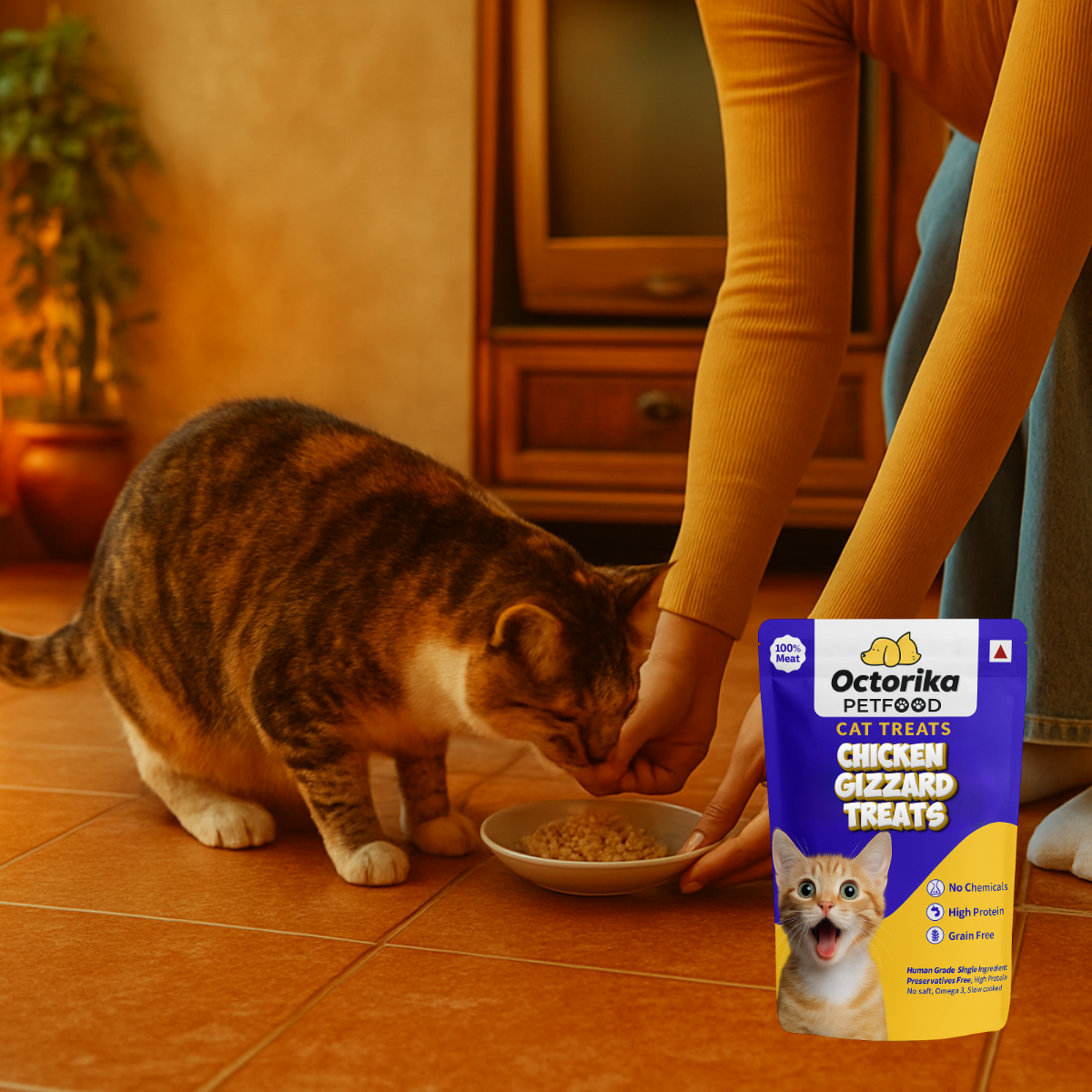 Cat Chicken Gizzard Treats