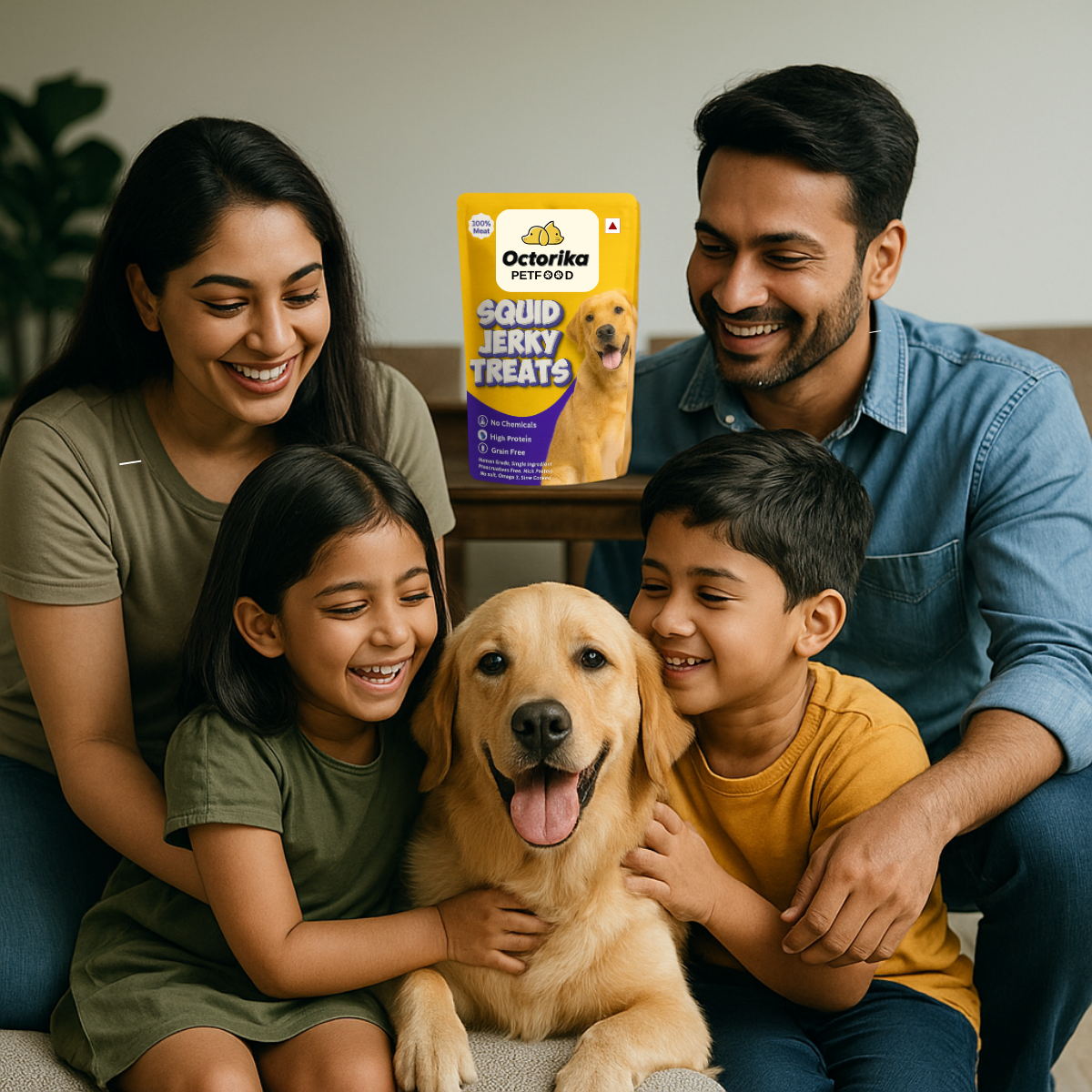 Dog Squid jerky treats