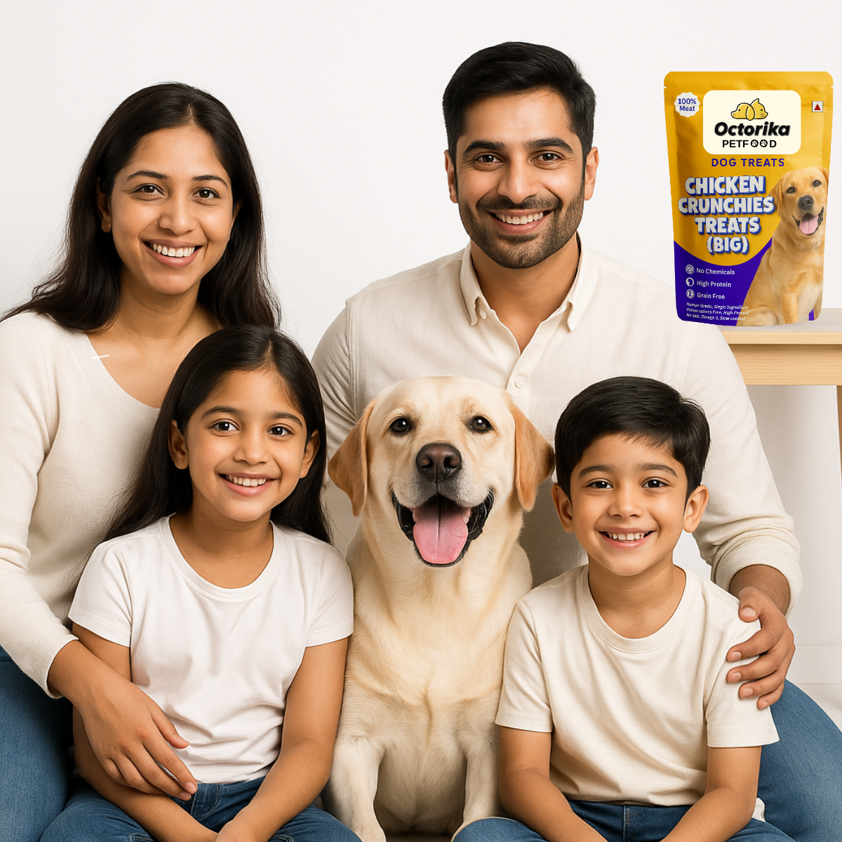 Dog Chicken Crunchies Treats (Big)